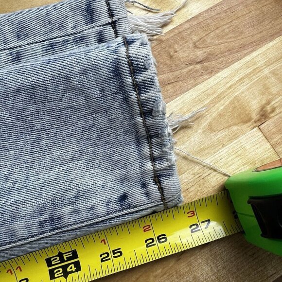 Abercrombie & Fitch The Boyfriend Mid Rise Jeans Acid Wash Distressed Size 26 /2 - Picture 10 of 11